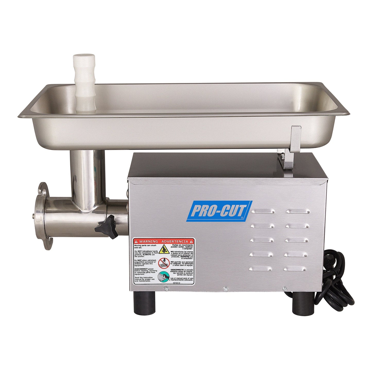 PRO-CUT KG-12-SS #12 Stainless Steel Electric Meat Grinder