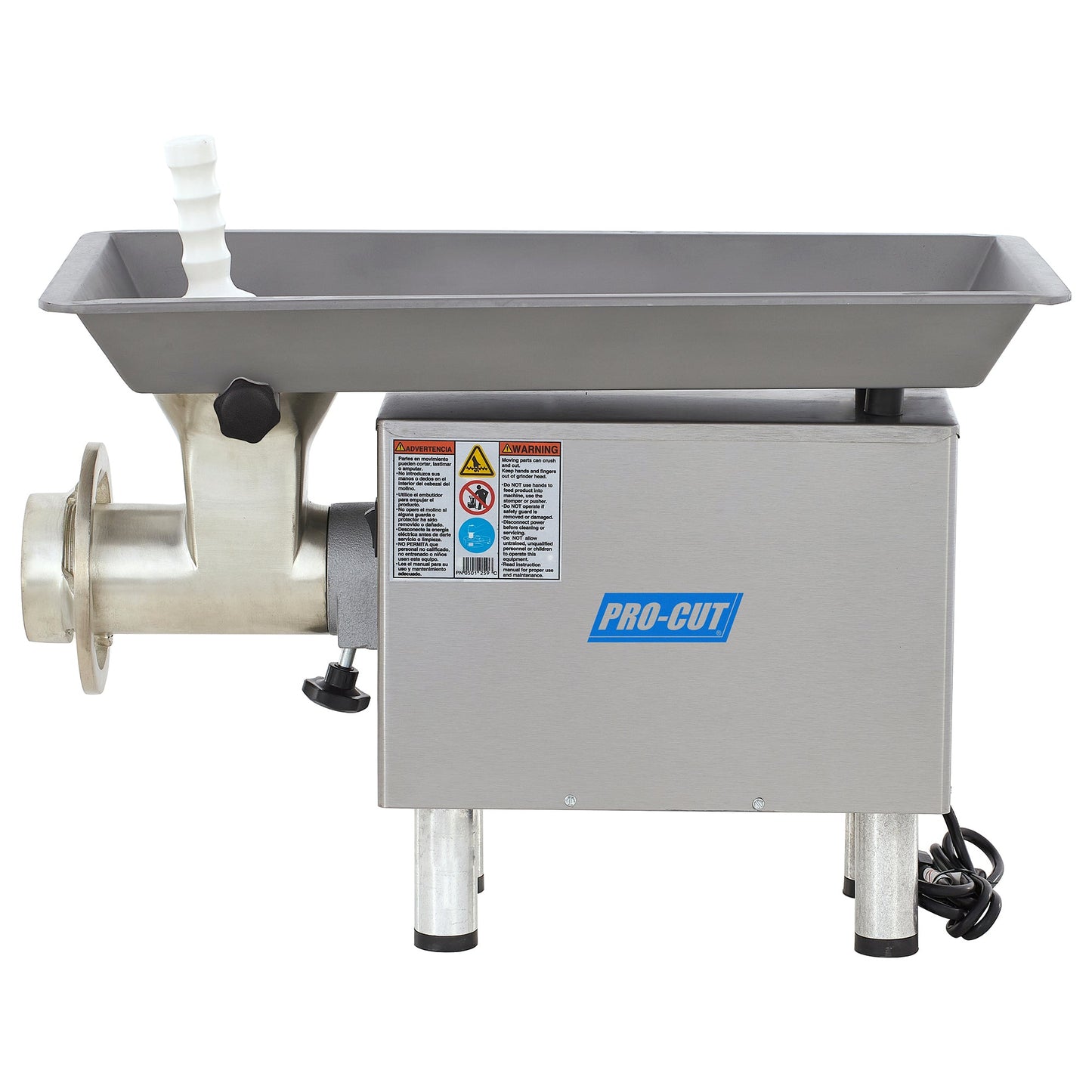 PRO-CUT KG-22-W #22 1 HP Electric Meat Grinder