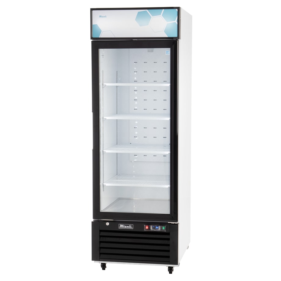 Migali C-23RM-HC 27" Competitor Series® One Section Glass Door Merchandiser - (1) Right Hinge Door,...
