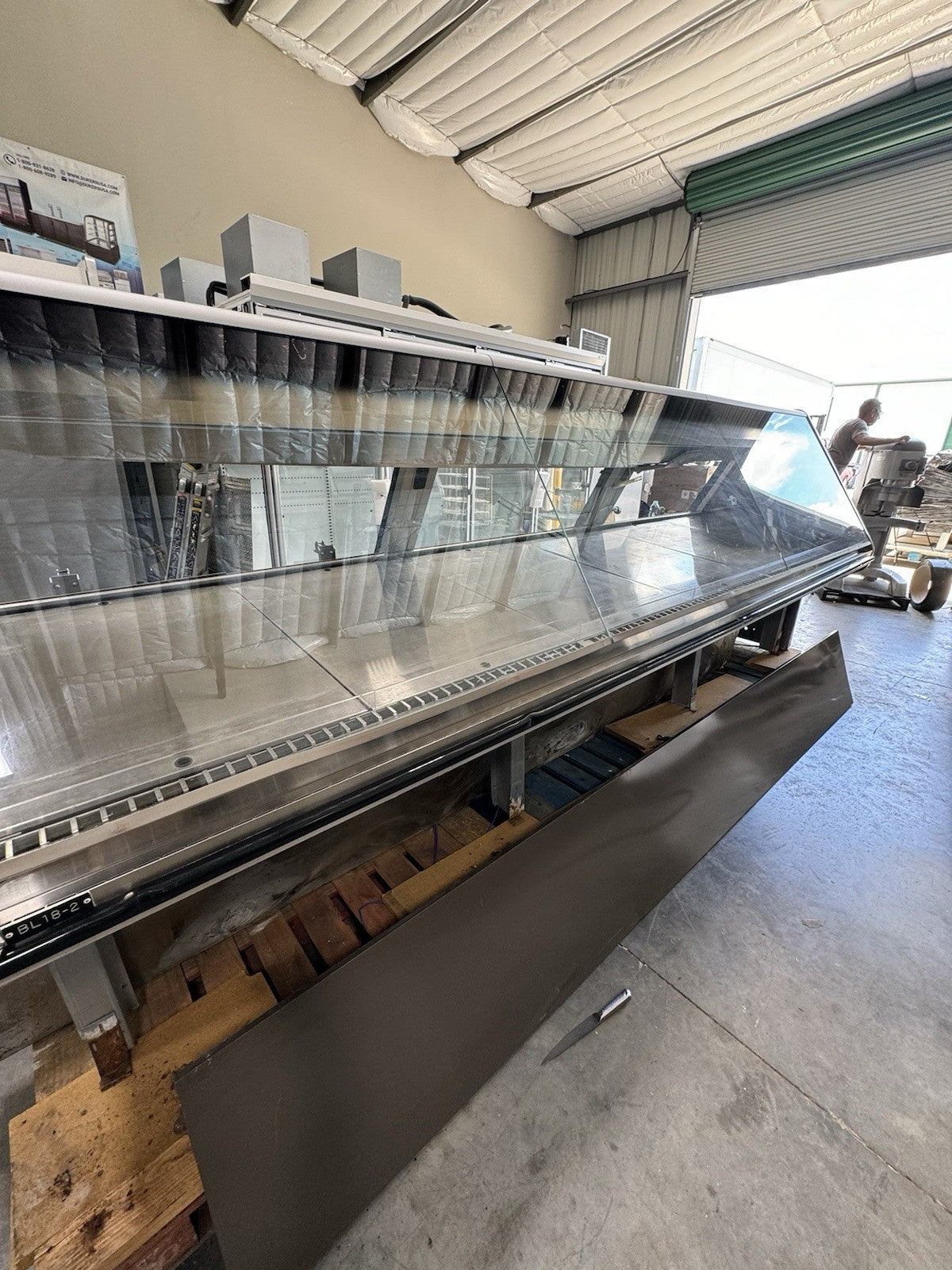 Used Hussmann Meat Case Display / Seafood Case / Deli Case 2016 GRAVITY COIL red meat