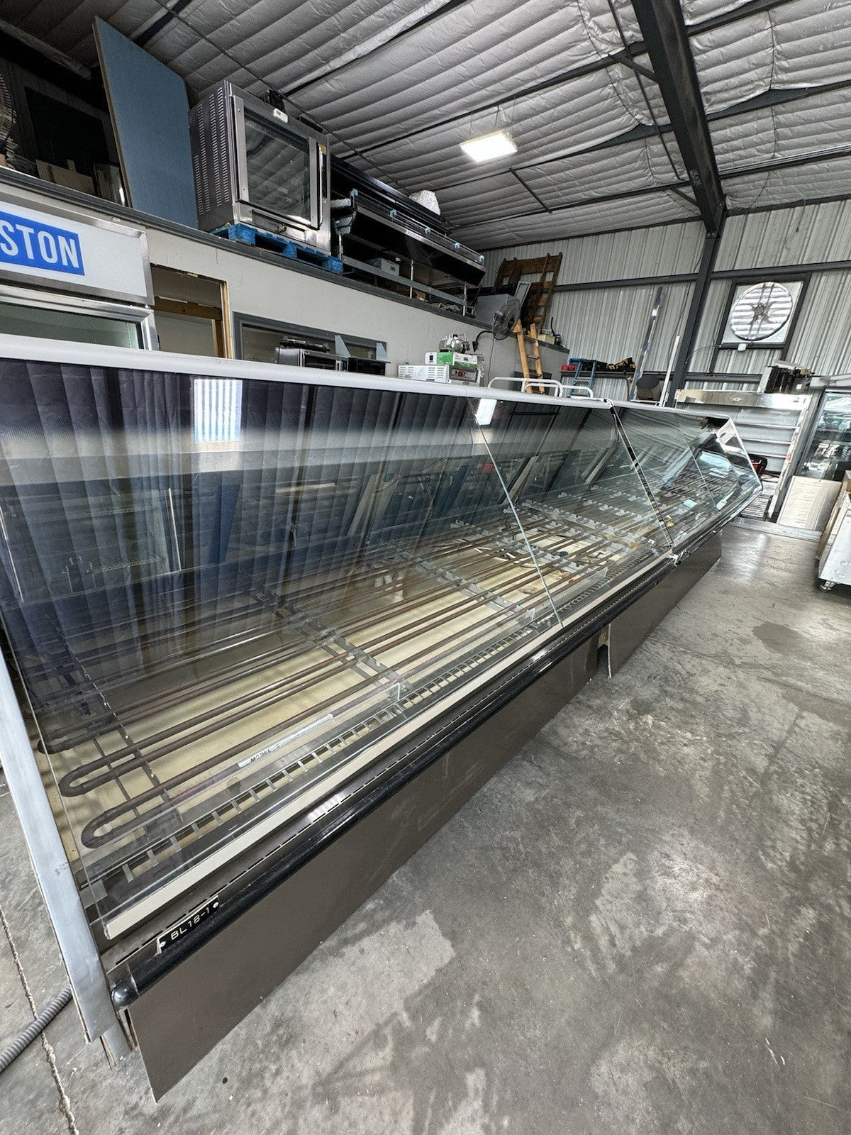 Used Hussmann Meat Case Display / Seafood Case / Deli Case 2016 GRAVITY COIL red meat
