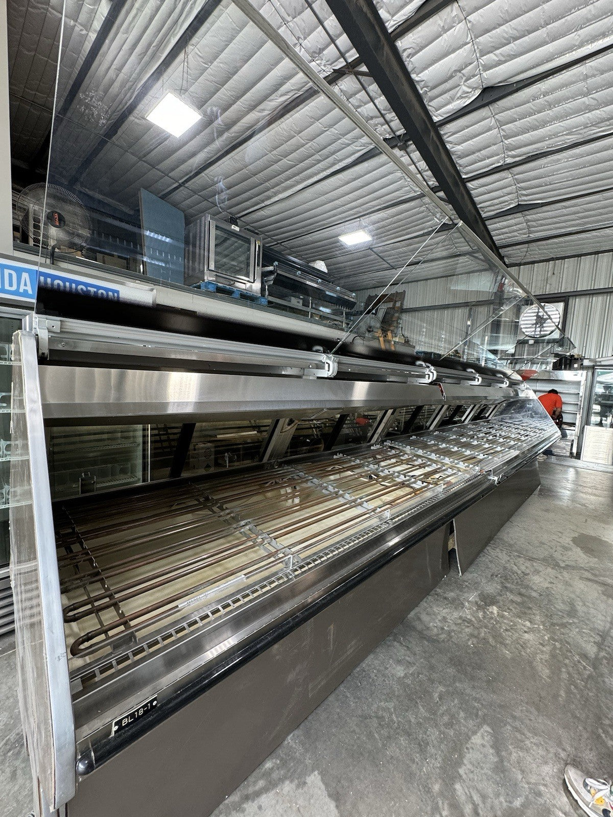 Used Hussmann Meat Case Display / Seafood Case / Deli Case 2016 GRAVITY COIL red meat