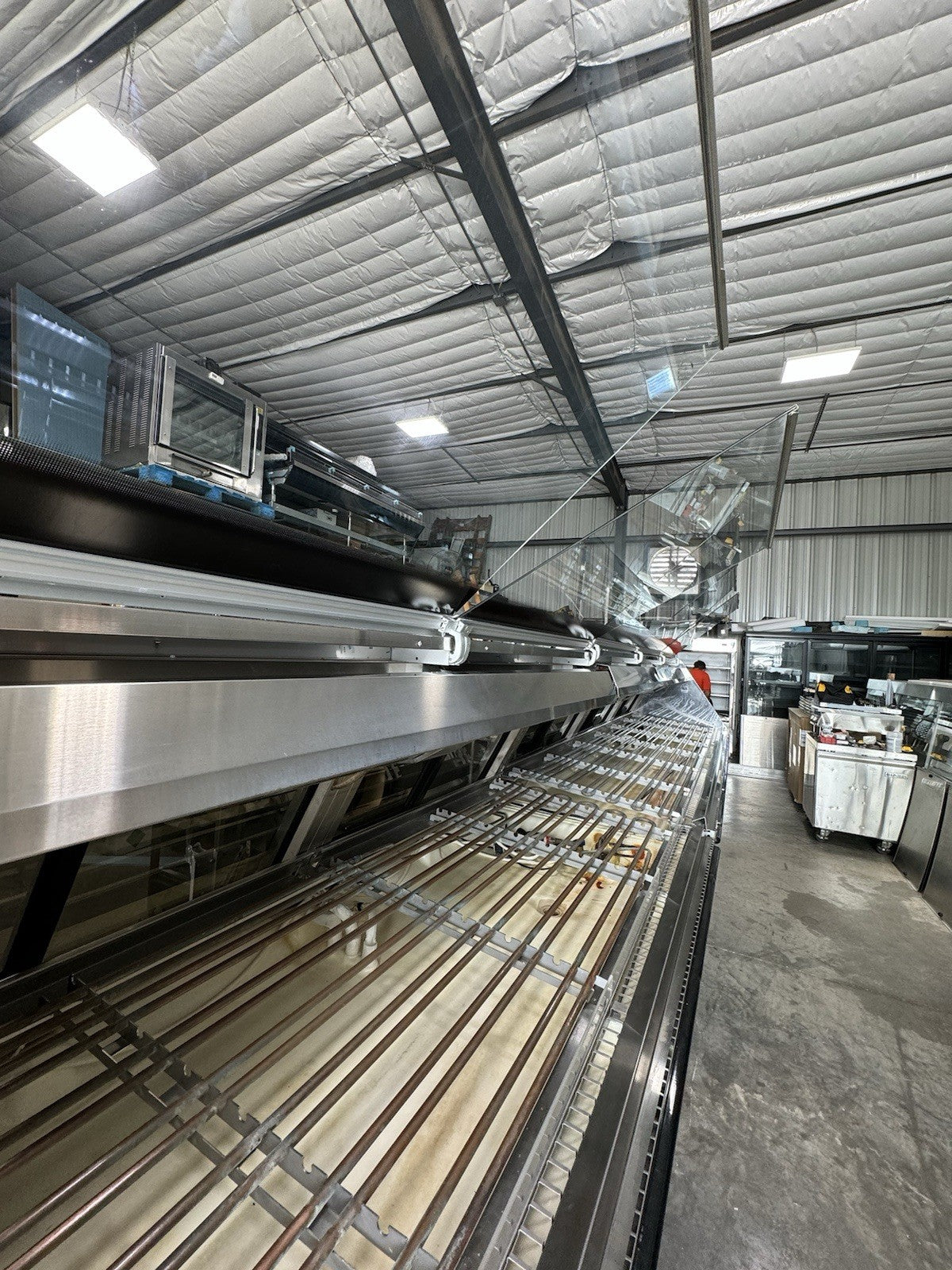 Used Hussmann Meat Case Display / Seafood Case / Deli Case 2016 GRAVITY COIL red meat