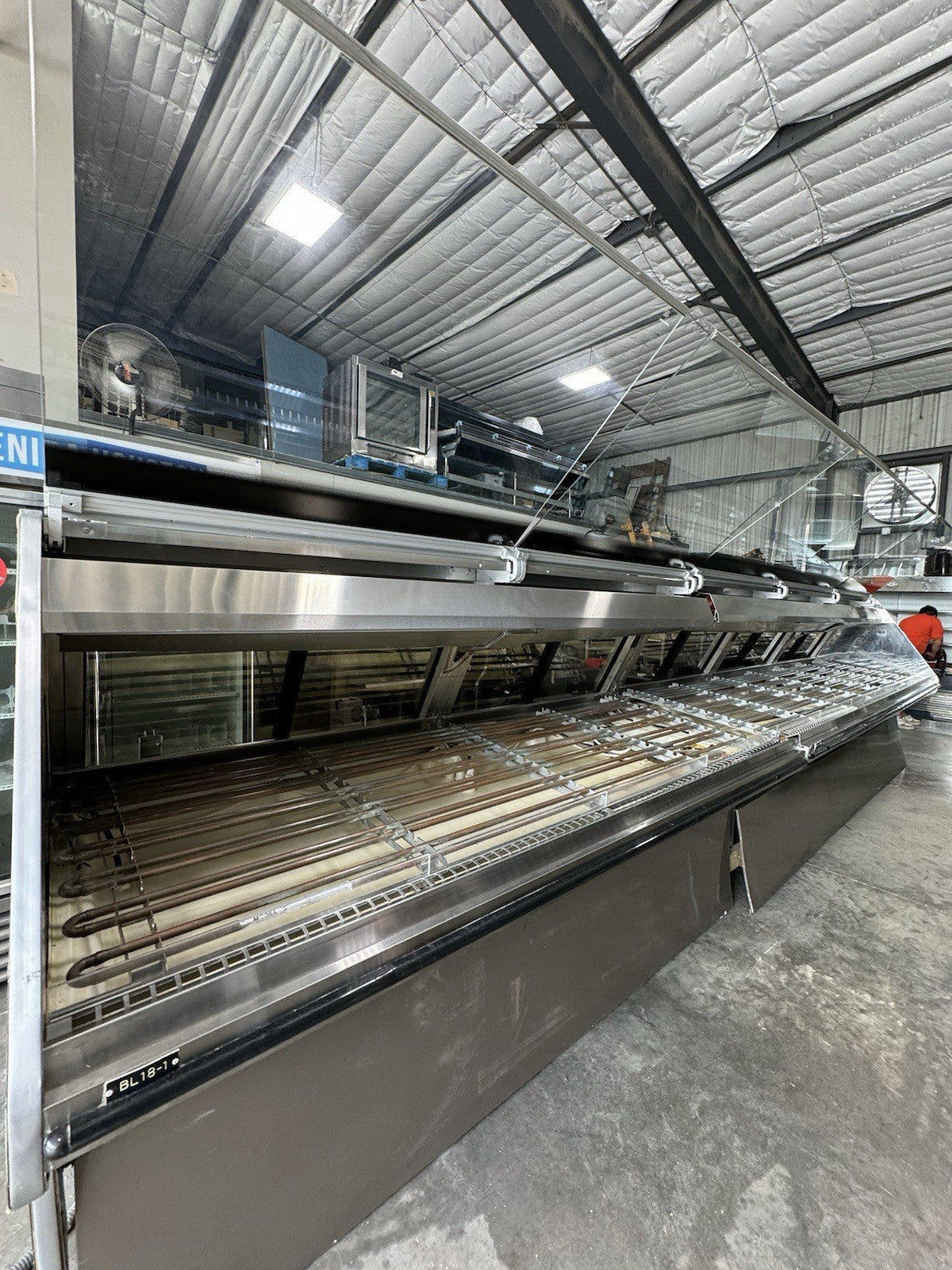 Used Hussmann Meat Case Display / Seafood Case / Deli Case 2016 GRAVITY COIL red meat
