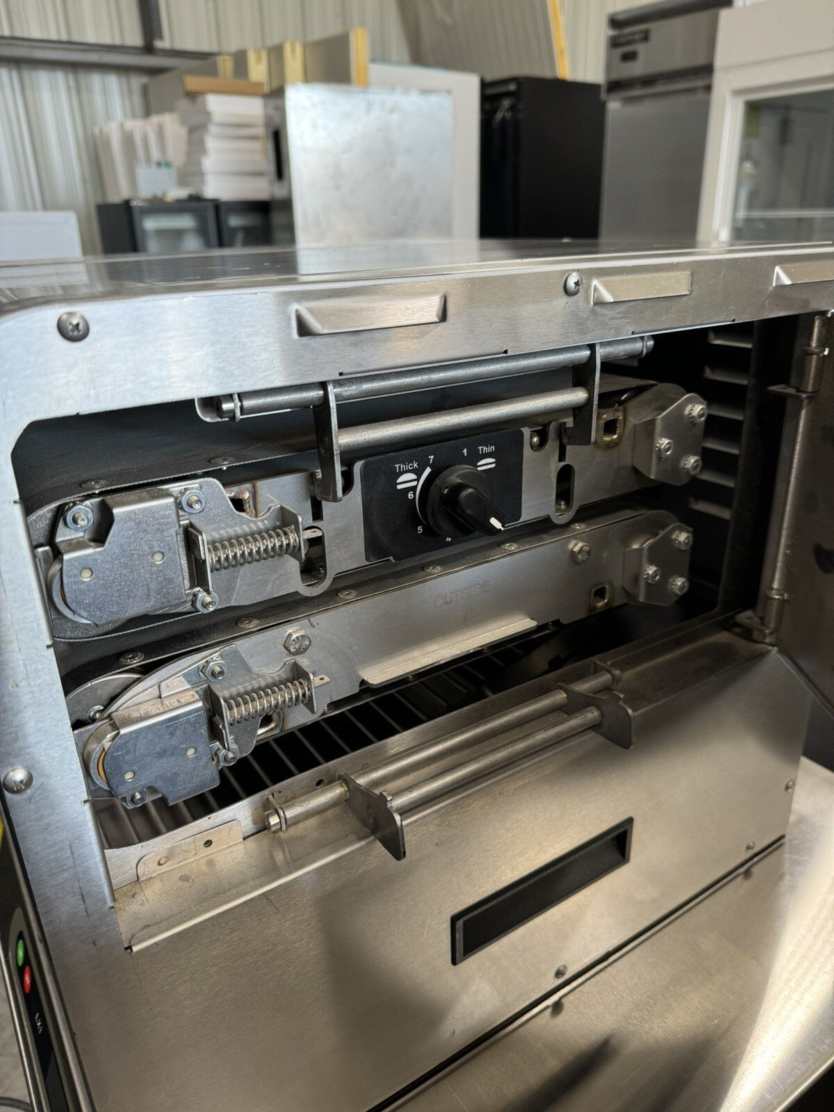 Antunes GST-2H Conveyor Bun Toaster 2-Lane 208V/1Ph Dual Belt Commercial Open Box Scratch Dent