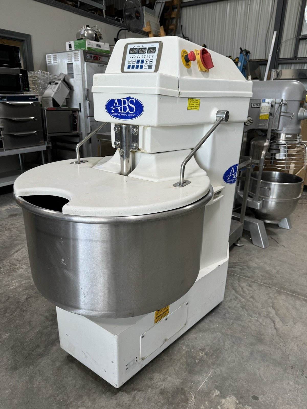 Used ABS Spiral mixer 120kg ABSFBM-120T 208/220 Volt 3 Phase 60 Hz