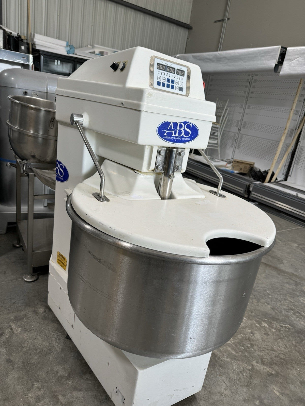 Used ABS Spiral mixer 120kg ABSFBM-120T 208/220 Volt 3 Phase 60 Hz