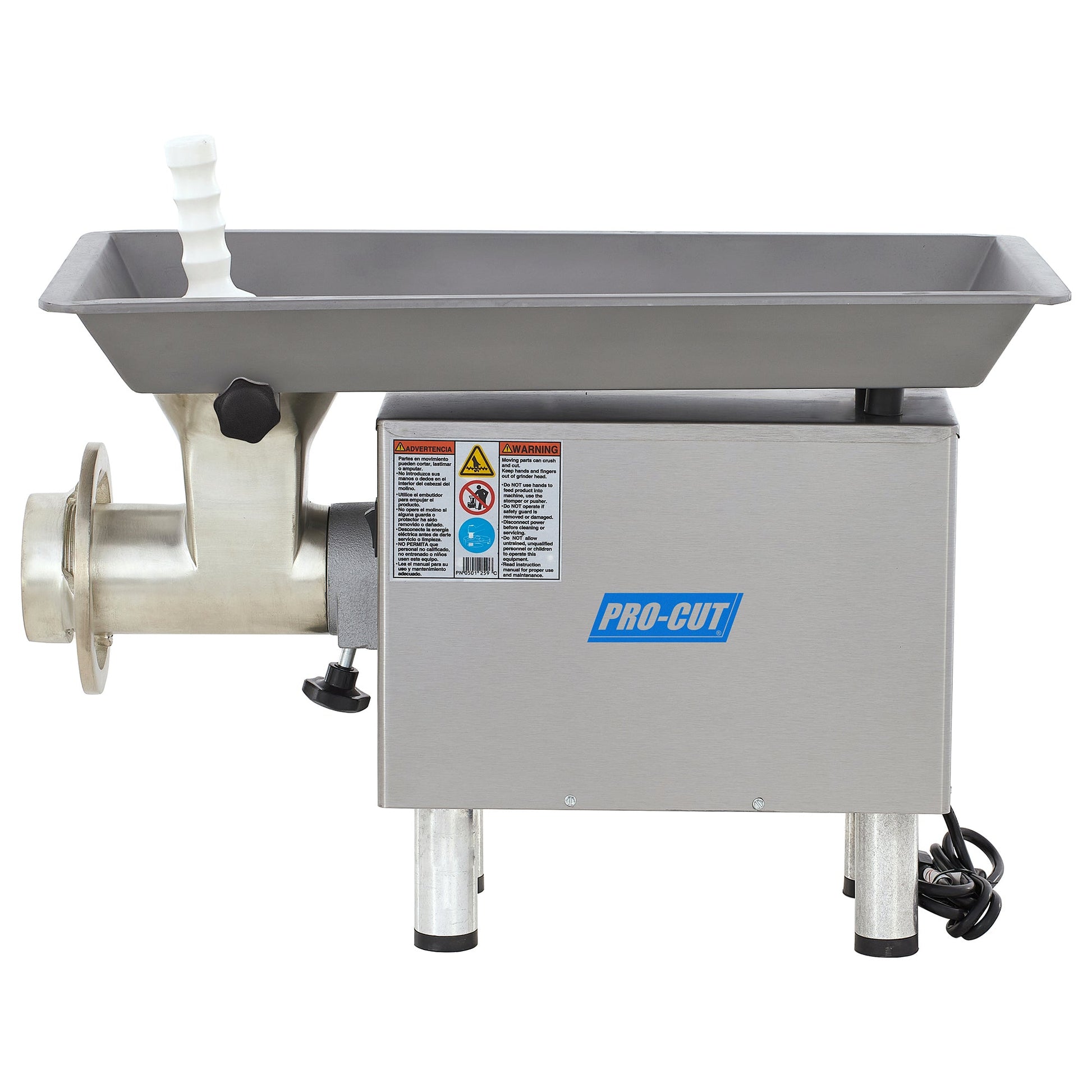 PRO-CUT KG-22-W #22 1 HP Electric Meat Grinder