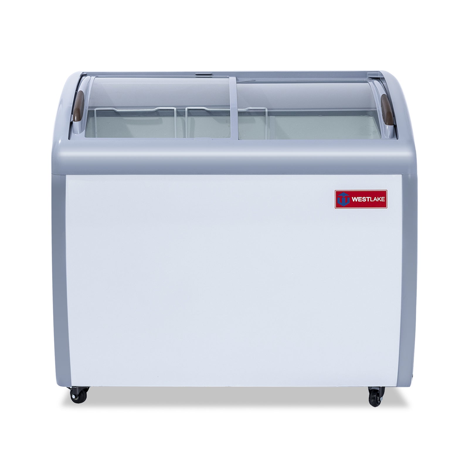 WESTLAKE Commercial Ice Cream Display Freezer 39" 9.3 Cu.ft | ETL Listed 2-in-1 Sliding Glass Door for Store Supermarket