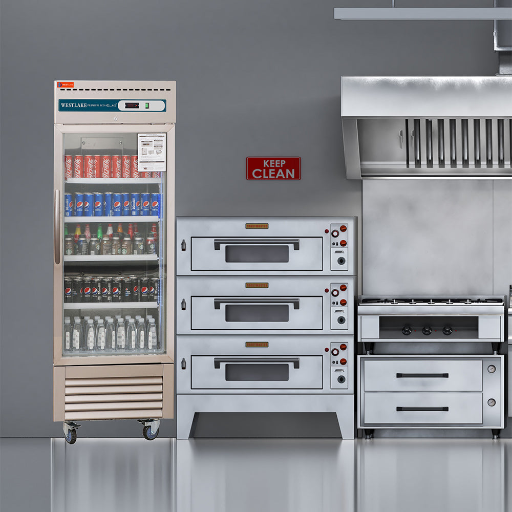 27 inch glass door commercial refrigerator