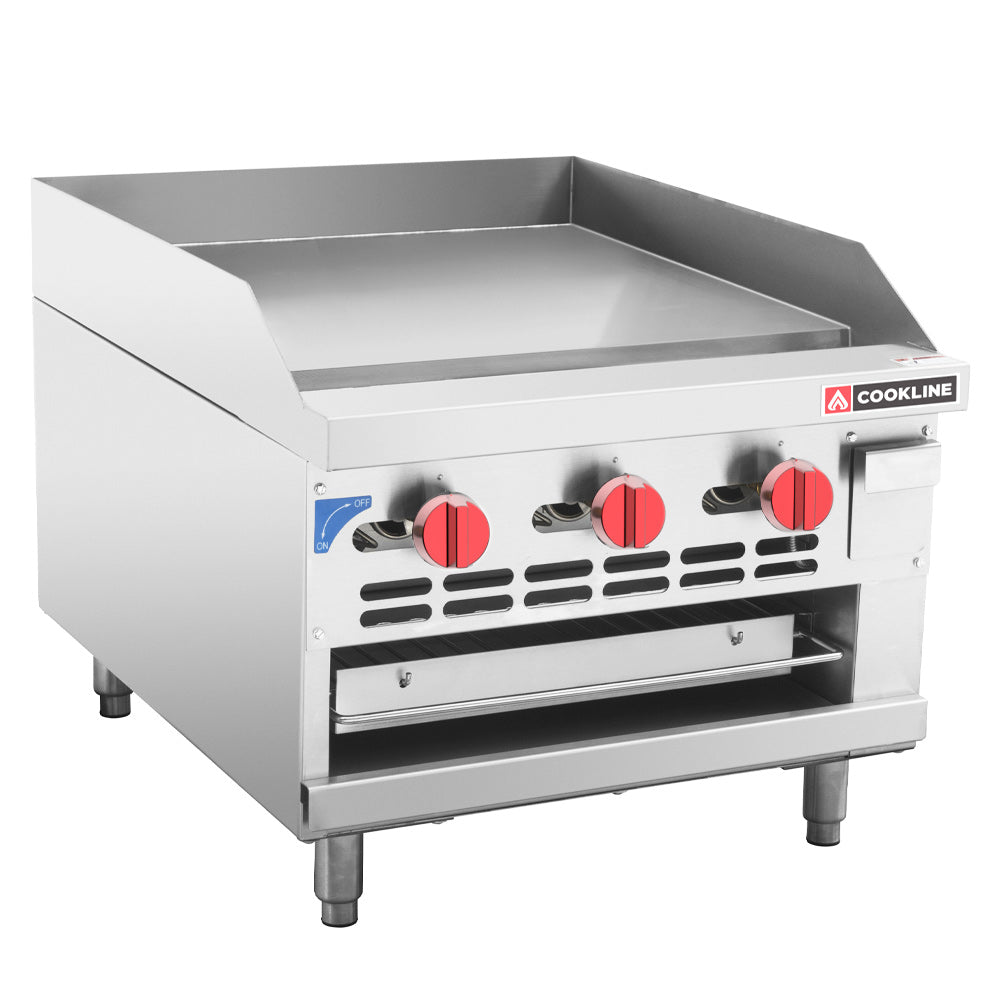 Cookline RGB-24M 24" Commercial Countertop Griddle - 54,000 BTU