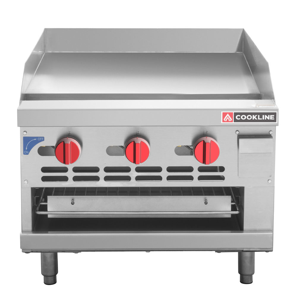 Cookline RGB-24M 24" Commercial Countertop Griddle - 54,000 BTU
