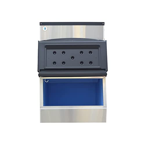 WESTLAKE Commercial Ice Maker Machine 500 lb/Day with 375 lb Bin | Air Cooled Full Cube Ice Machine for Restaurant