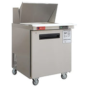 WESTLAKE Commercial Prep Table 27" 1-Door 12-Pan Mega Top Stainless Steel | Embraco ETL DOE Sandwich Salad Refrigerator