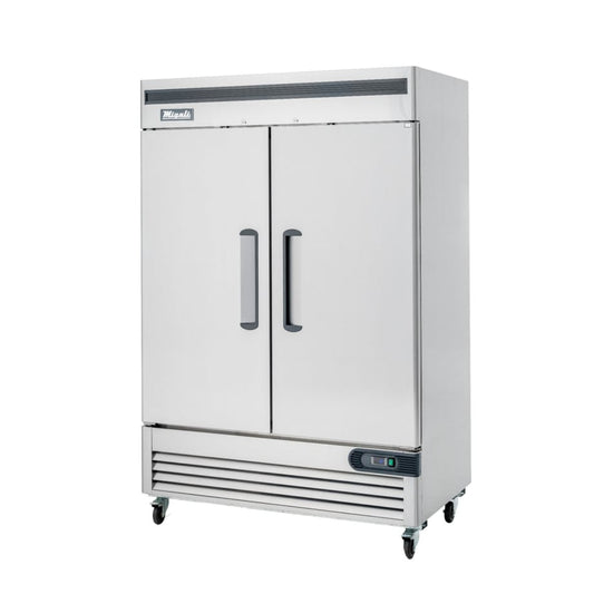 Migali C-2FB-HC 54 2/5" Competitor Series® Two Section Reach In Freezer, (2) Left/Right Hinge Solid...