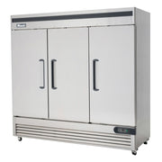 Migali C-3FB-HC 81 9/10" Competitor Three Section Reach In Freezer, (3) Left/Right Hinge Solid...
