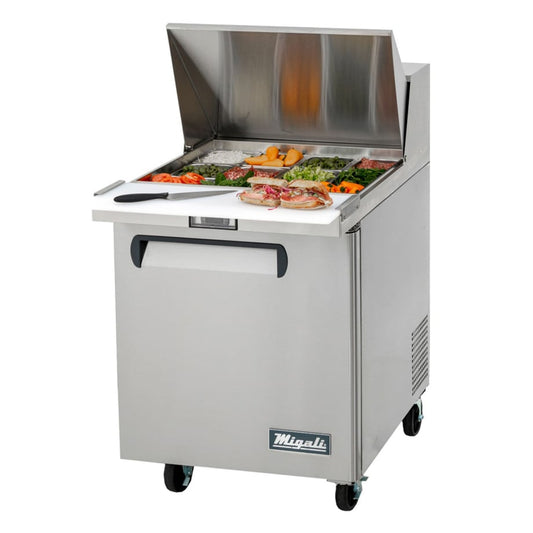 Migali C-SP27-12BT-HC 27 1/2" Competitor Series® Sandwich/Salad Prep Table w/ Refrigerated Base,...