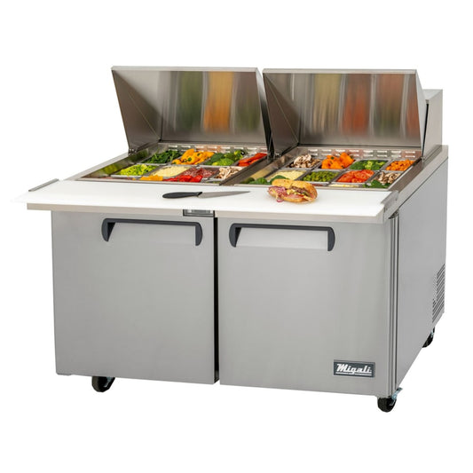 Migali C-SP60-24BT-HC 60 1/5" Competitor Series® Sandwich/Salad Prep Table w/ Refrigerated Base,...