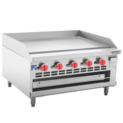 Cookline RGB-36M 36" Commercial Countertop Griddle - 90,000 BTU