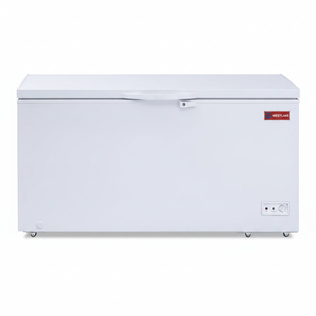 WESTLAKE Commercial 15 Cu.Ft Chest Freezer Deep Freezer | ETL Listed, DOE & Energy Star, Manual Defrost, Convertible Thermostat, Lock & Basket, for Restaurant Garage Store