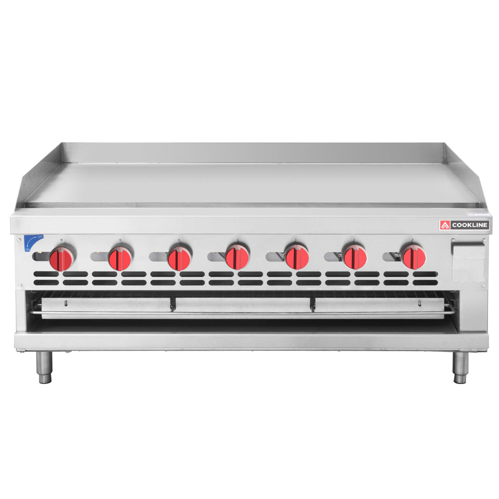 Cookline RGB-48M 48" Commercial Countertop Griddle - 126,000 BTU