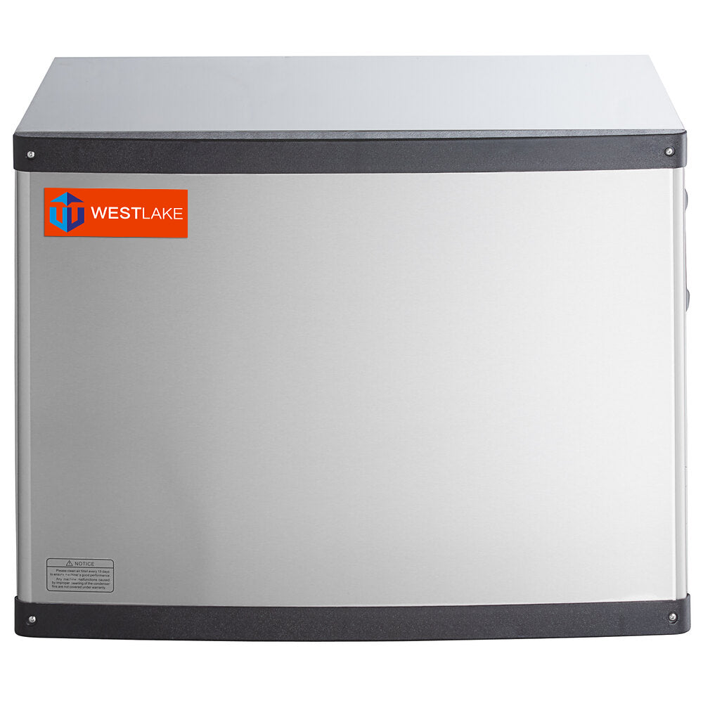 WESTLAKE Commercial Ice Maker Head 30" 500 lb/Day | Air Cooled Modular Cube Ice Machine for Restaurant