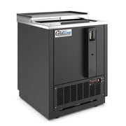 Coldline BBC-25 Coldline BBC-25 25" Horizontal Reach-In Black Bottle Cooler - 5 Cu. Ft. commercial restaurant equipment