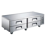 Coldline CB72 Coldline CB72 72" 4 Drawer Stainless Steel Refrigerated Chef Base commercial restaurant equipment