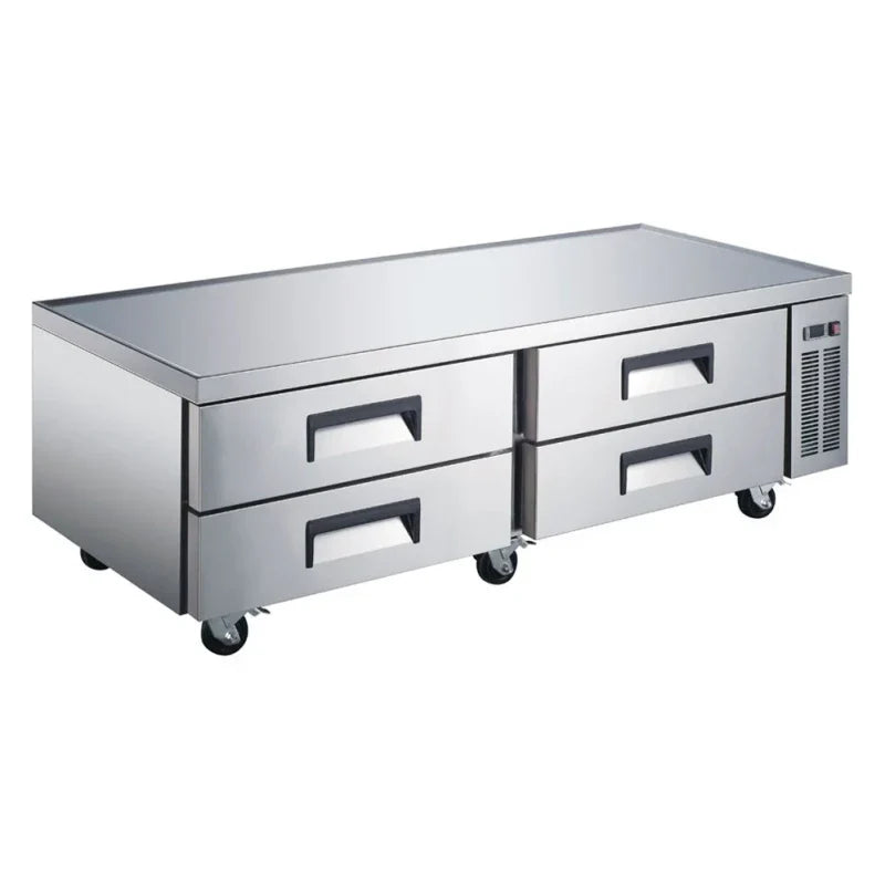 Coldline CB72 Coldline CB72 72" 4 Drawer Stainless Steel Refrigerated Chef Base commercial restaurant equipment