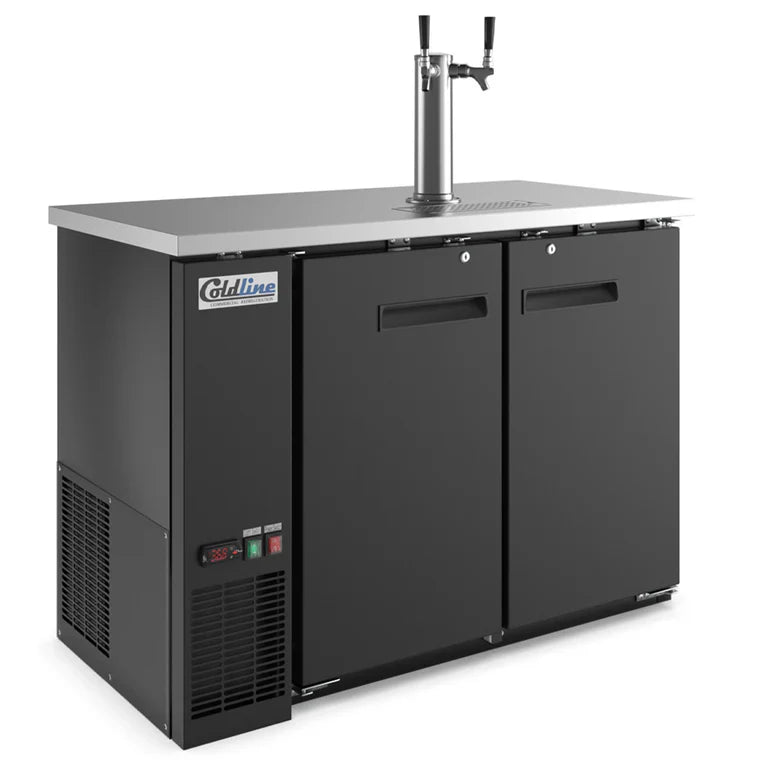 Coldline CDD-48 Coldline CDD-48 48″ Refrigerated Direct Draw Beer Dispenser with 1 Spout - 11.8 Cu. Ft. commercial restaurant