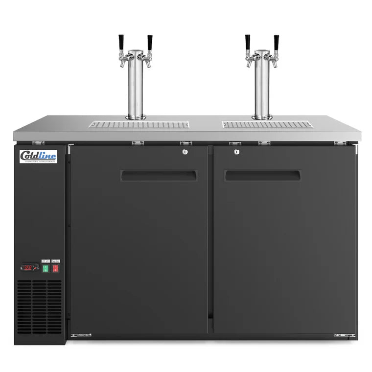 Coldline CDD-60 Coldline CDD-60 60″ Refrigerated Direct Draw Beer Dispenser - 15.8 Cu. Ft. commercial restaurant equipment