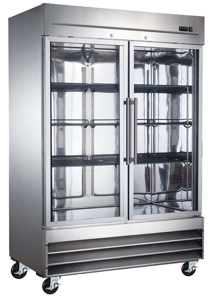 2 Glass Door Refrigerator
