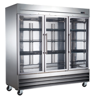 3 Glass Door Refrigerator