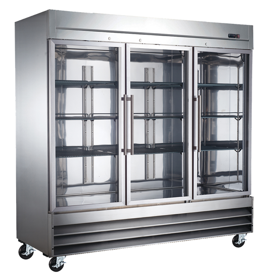 3 Glass Door Refrigerator