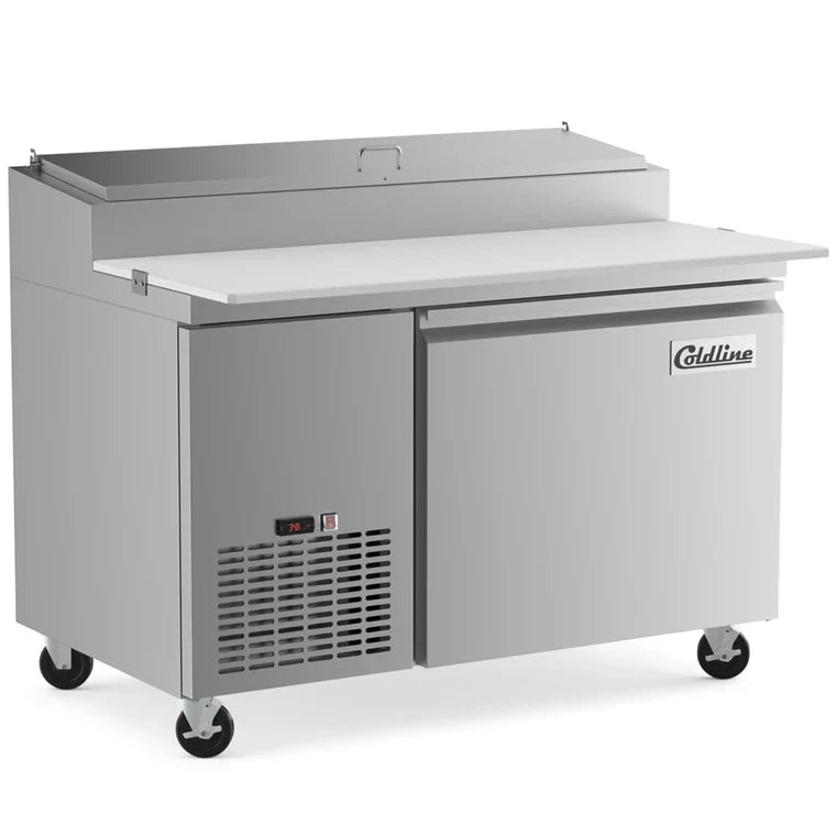 Coldline CPT-44 Coldline CPT-44 44" Refrigerated Pizza Prep Table - 5 Pans commercial restaurant equipment