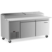 Coldline CPT-72 Coldline CPT-72 71" Refrigerated Pizza Prep Table - 9 Pans commercial restaurant equipment