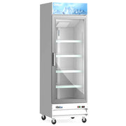 Coldline D12-W Coldline D12-W 27” Single Glass Swing Door Merchandiser Freezer - White commercial restaurant equipment