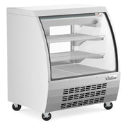 Coldline DC36-SS Coldline DC36-SS 36" Stainless Steel Curved Glass Refrigerated Deli Display Case commercial restaurant equip