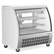 Coldline DC48-SS Coldline DC48-SS 48" Stainless Steel Curved Glass Refrigerated Deli Display Case commercial restaurant equip