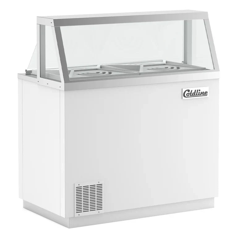 Coldline DIP-46 Coldline DIP-46 47" Ice Cream Dipping Cabinet Freezer | (8) Tub Capacity commercial restaurant equipment