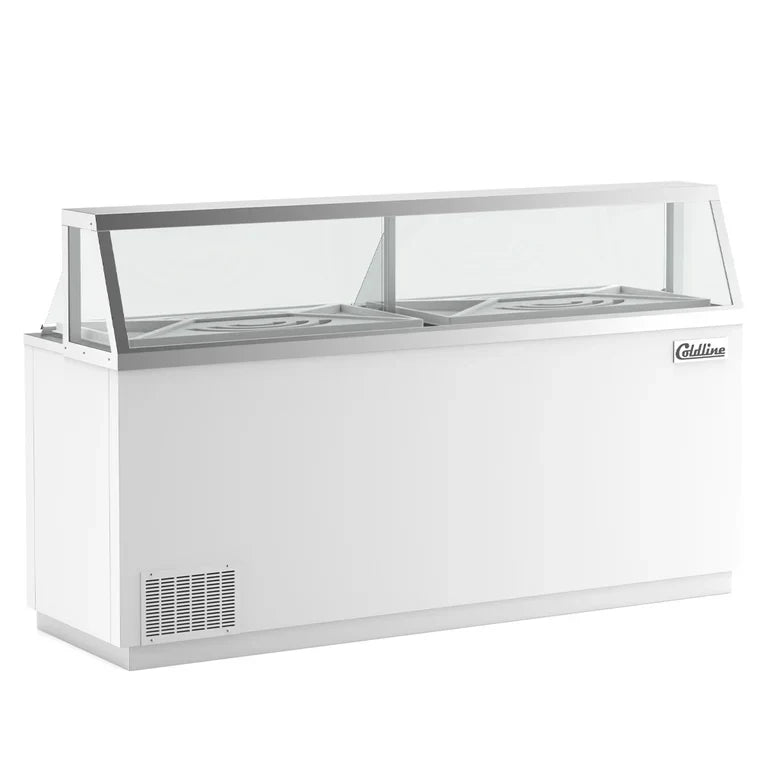 Coldline DIP-88 Coldline DIP-88 89" Ice Cream Dipping Cabinet Freezer | (16) Tub Capacity commercial restaurant equipment