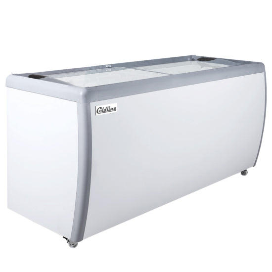 Coldline DP-560 Coldline DP-560 71'' 12-Tub Ice Cream Dipping Cabinet Freezer commercial restaurant equipment