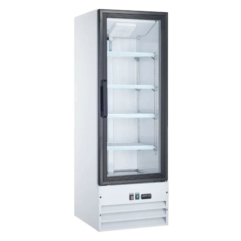 Coldline G10-W Coldline G10-W 21″ White Single Glass Merchandiser Refrigerator commercial restaurant equipment