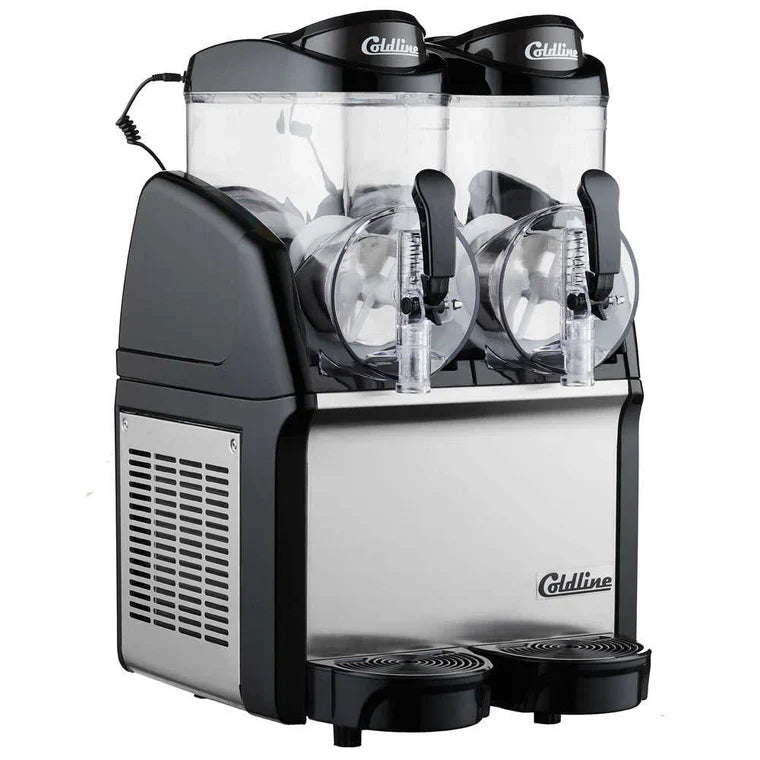 Coldline GRANITA-2N Coldline GRANITA-2N Double 2 Bowl Pourover Granita Slush Machine - 6 Gallon commercial restaurant equipme