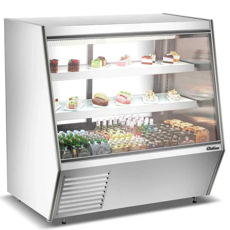 Coldline HDL60 Coldline HDL-60 60" Refrigerated Slanted Glass High Meat Deli Case with Rear Storage commercial restaurant equ