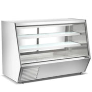 Coldline HDL84 Coldline HDL-84 84" Refrigerated Slanted Glass High Meat Deli Case with Rear Storage commercial restaurant equ