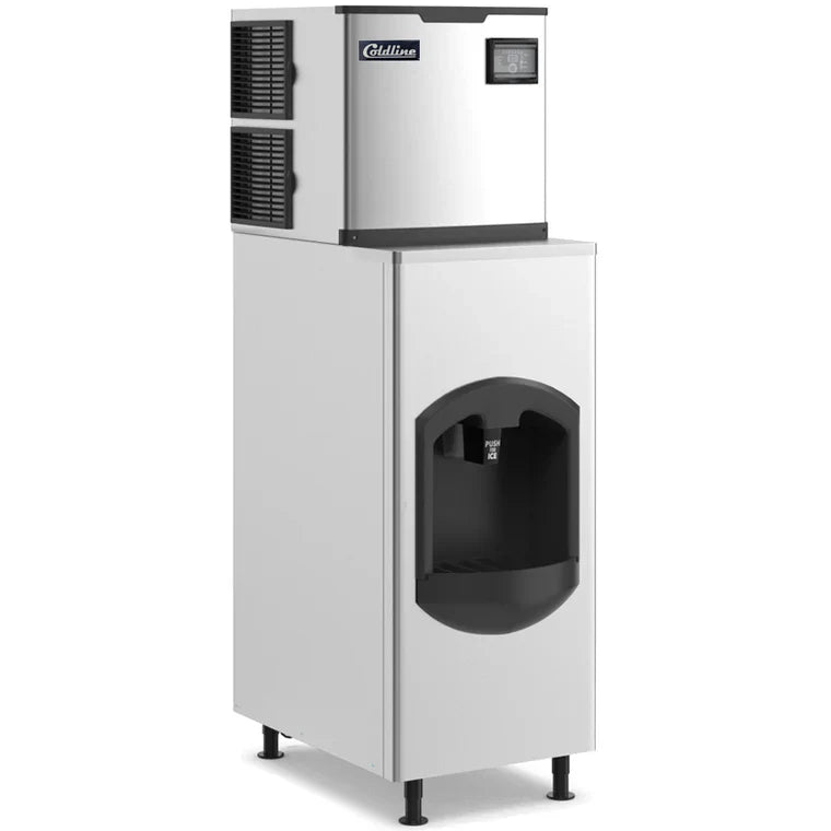 Coldline ICE400-BD Coldline ICE400-BD 22" 400 lb. Ice Dispensing Ice Machine with Bin for Hotels commercial restaurant equipm