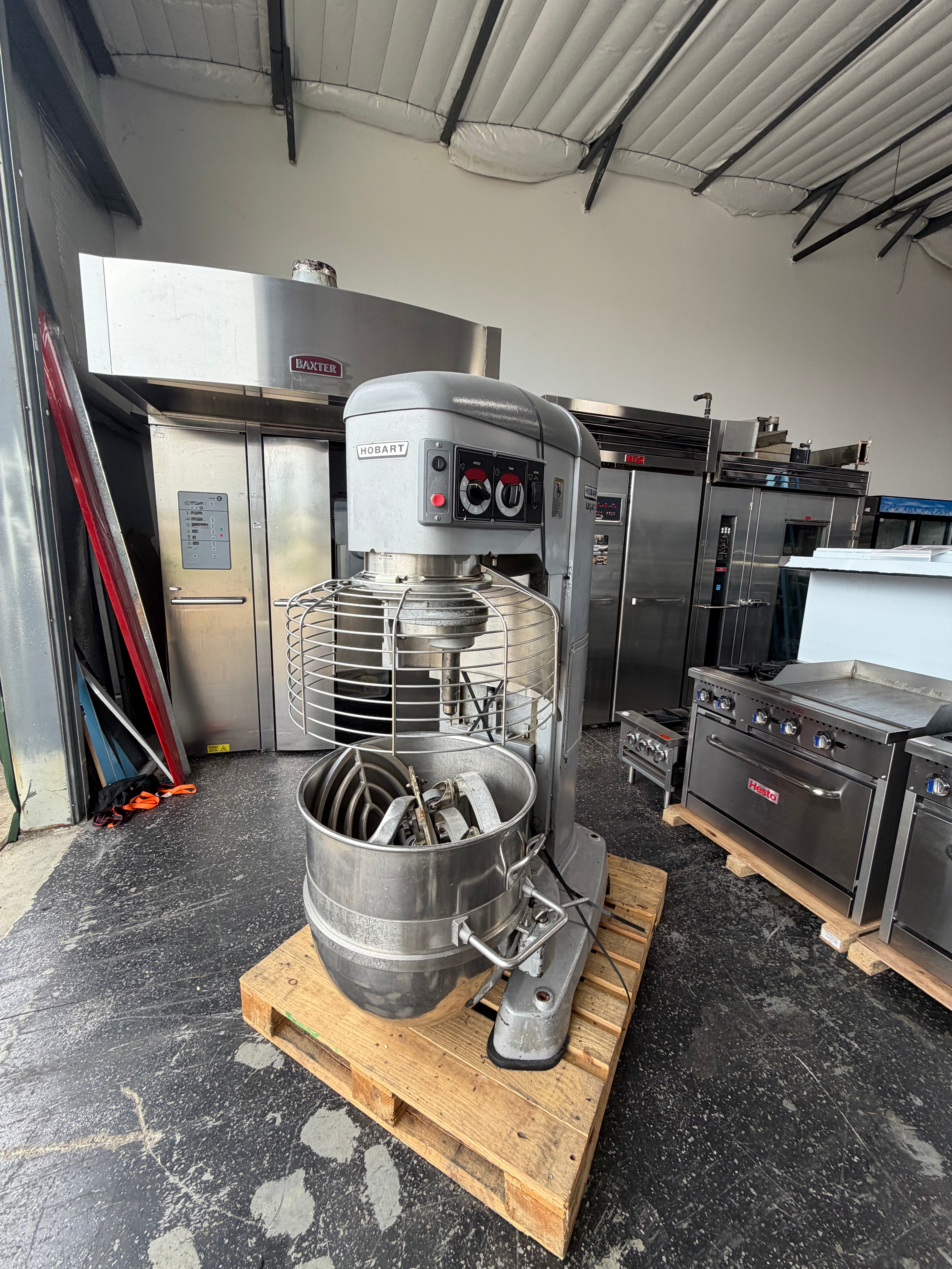 Used Hobart HL1400N Legacy 140 Qt Commercial Planetary Mixer