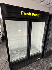 Used True GDM-49-HC 2 Glass Door Merchandiser Refrigerator – Commercial Display Cooler