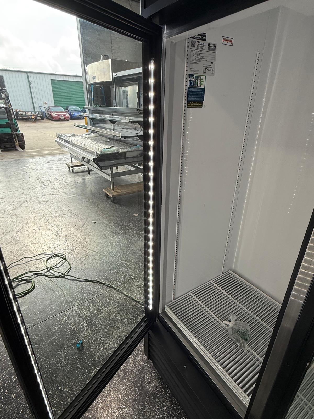 Used True GDM-49-HC 2 Glass Door Merchandiser Refrigerator – Commercial Display Cooler